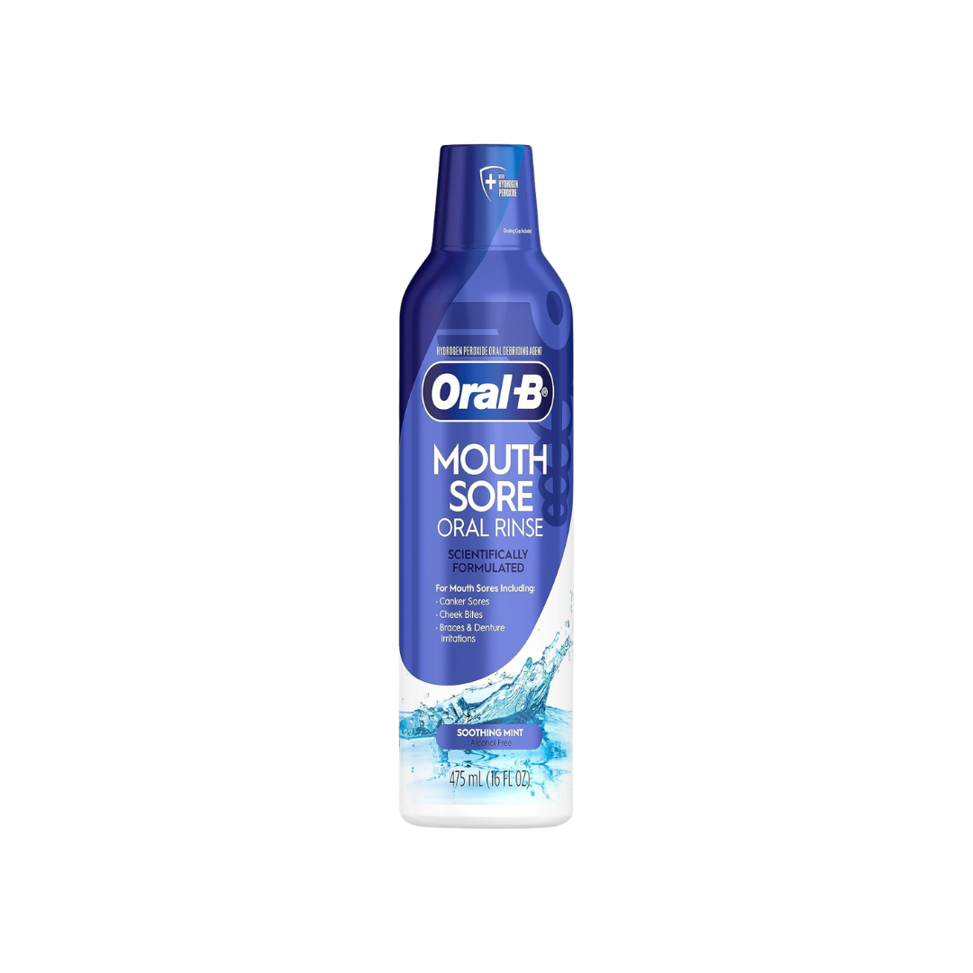 Oral-B Mouth Sore Oral Rinse Soothing Mint