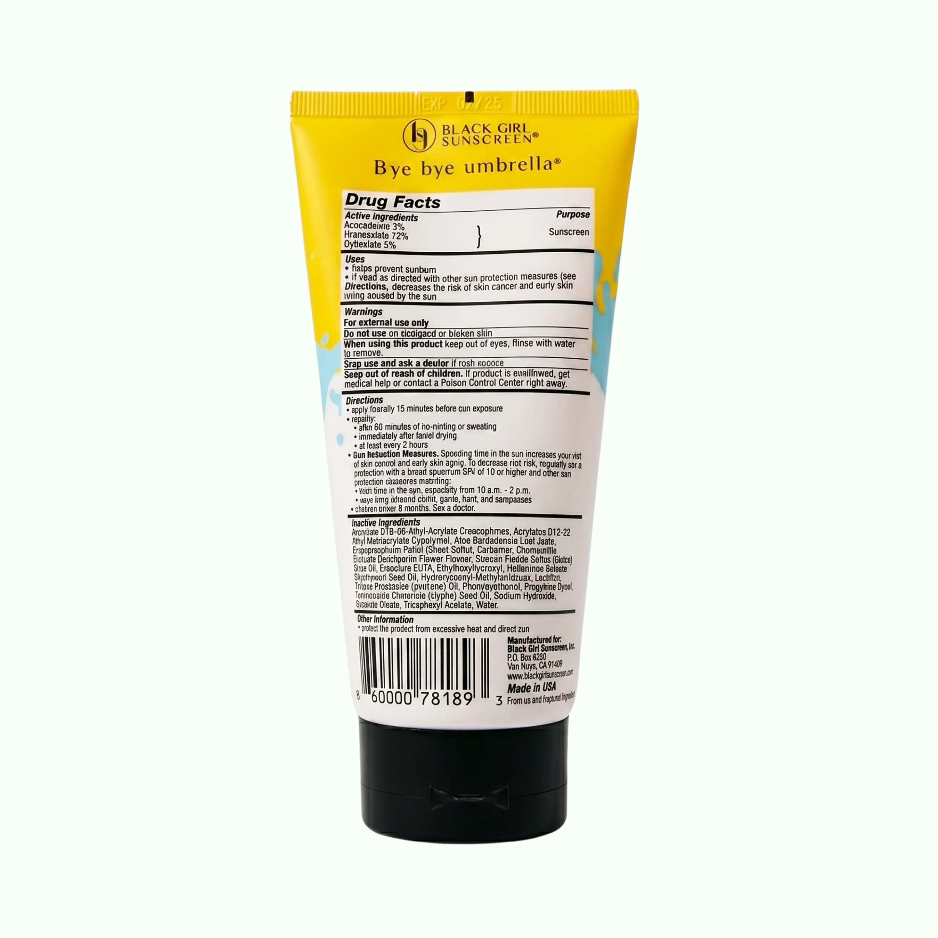 Black Girl Sunscreen Kids Broad Spectrum SPF 50