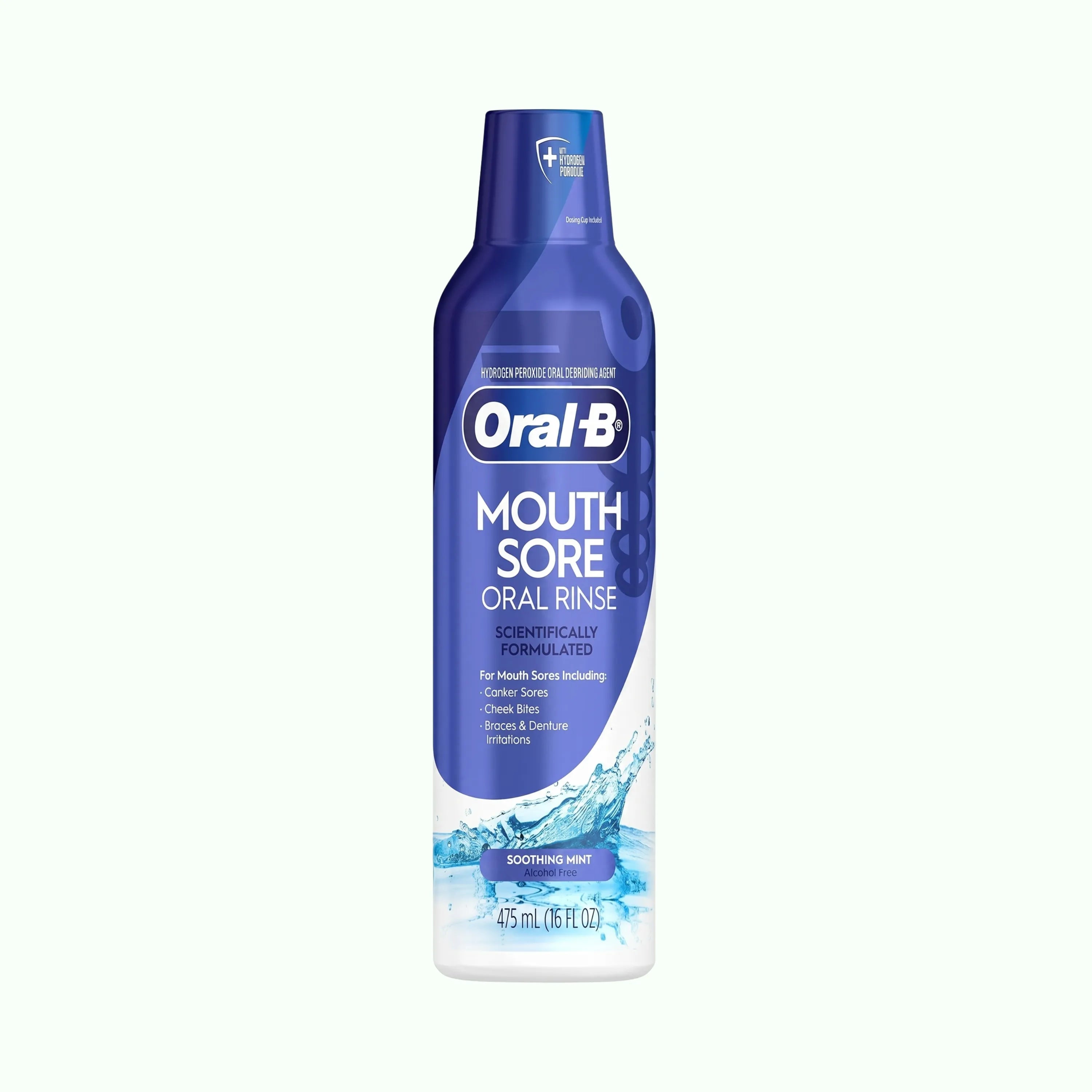 Oral-B Mouth Sore Oral Rinse Soothing Mint